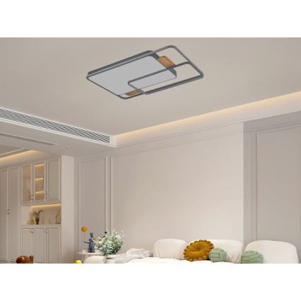 Ρυθμιζόμενο LED φωτιστικό οροφής LED/280W/230V 3000-6500K + τηλεχειριστήριο