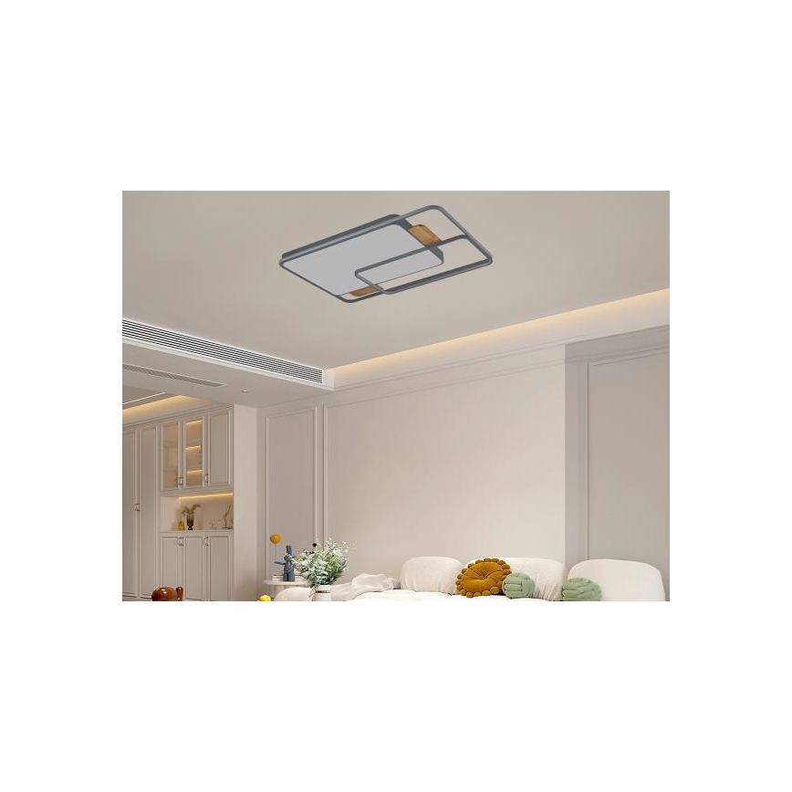 Ρυθμιζόμενο LED φωτιστικό οροφής LED/280W/230V 3000-6500K + τηλεχειριστήριο