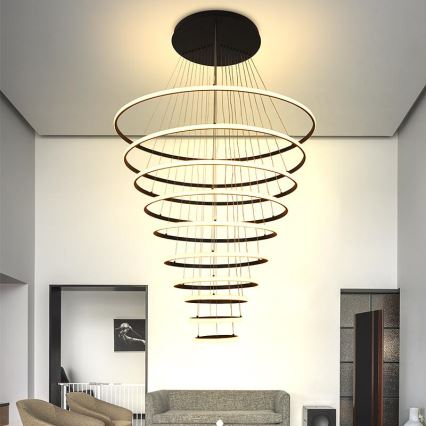 Ρυθμιζόμενο LED φωτιστικό οροφής με καλώδιο LED/365W/230V 3000-6500K διάμ. 100 εκ. + τηλεχειριστήριο