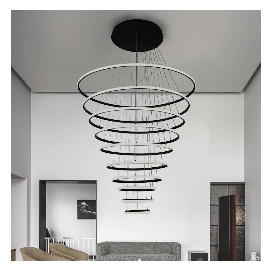 Ρυθμιζόμενο LED φωτιστικό οροφής με καλώδιο LED/365W/230V 3000-6500K διάμ. 100 εκ. + τηλεχειριστήριο