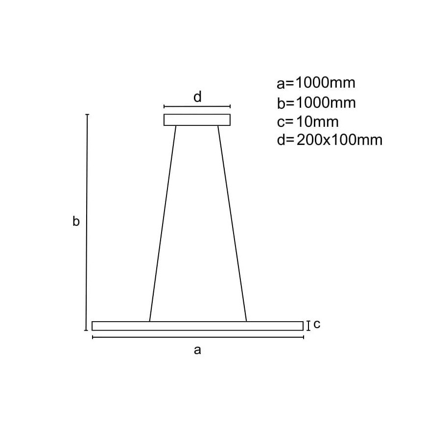 Ρυθμιζόμενο LED φωτιστικό οροφής με καλώδιο LED/40W/230V 3000-6500K χρώμιο + τηλεχειριστήριο