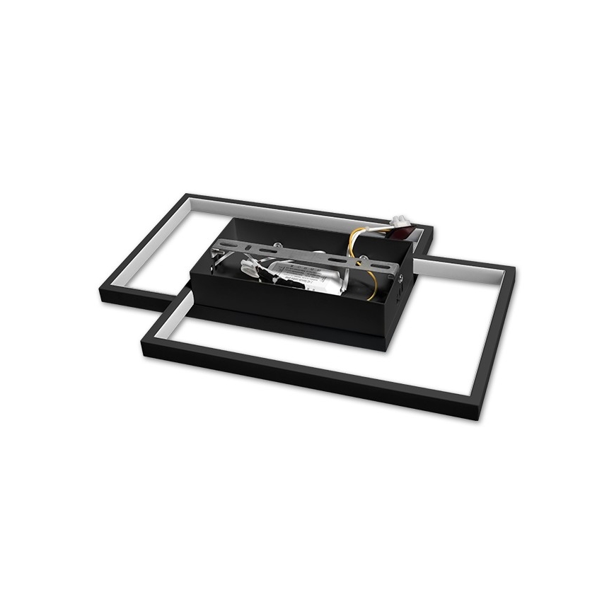 Ρυθμιζόμενο LED φωτιστικό οροφής LED/45W/230V 3000-6500K μαύρο + τηλεχειριστήριο