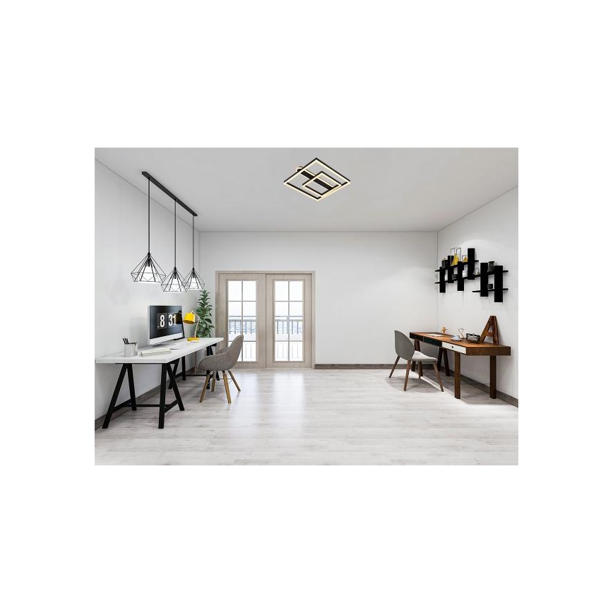 Ρυθμιζόμενο LED φωτιστικό οροφής LED/95W/230V 3000-6500K + τηλεχειριστήριο