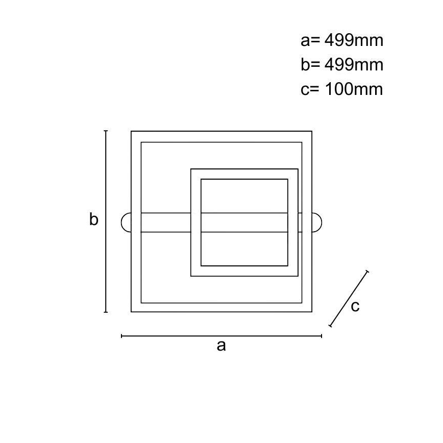 Ρυθμιζόμενο LED φωτιστικό οροφής LED/95W/230V 3000-6500K + τηλεχειριστήριο