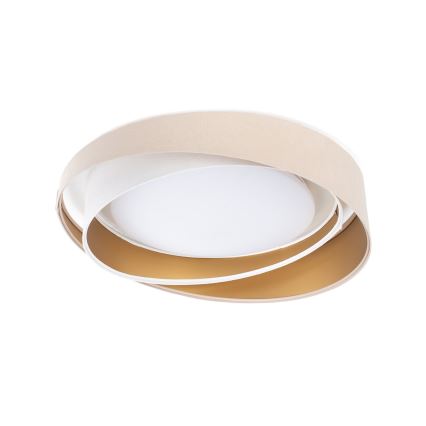 Ρυθμιζόμενο LED φωτιστικό οροφής SMART GALAXY MODERN LED/24W/230V 3000-6500K διάμ. 55 cm μπεζ/λευκό/χρυσό + τηλεχειριστήριο