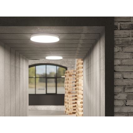 Ρυθμιζόμενο LED φωτιστικό οροφής για μπάνιο LED/30W/230V 3000/4000/5000K διάμ. 38 cm IP54