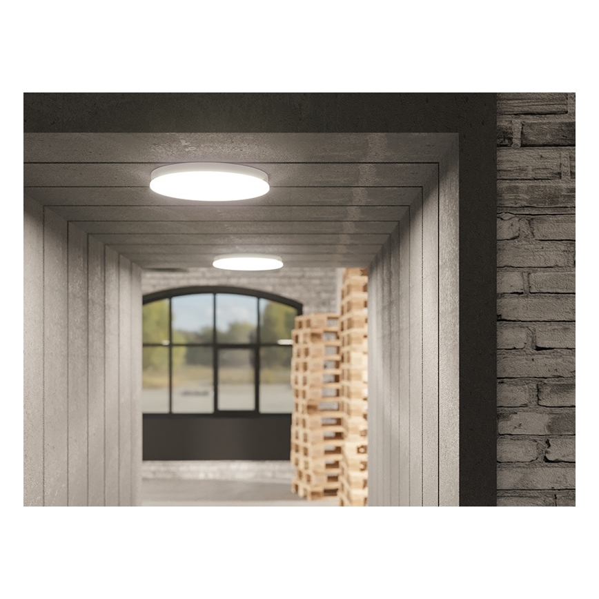 Ρυθμιζόμενο LED φωτιστικό οροφής για μπάνιο LED/30W/230V 3000/4000/5000K διάμ. 38 cm IP54