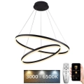 Ρυθμιζόμενο LED φωτιστικό οροφής με καλώδιο LED/100W/230V 3000-6500K διάμ. 80 εκ. + τηλεχειριστήριο