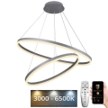 Ρυθμιζόμενο LED φωτιστικό οροφής με καλώδιο LED/100W/230V 3000-6500K διάμ. 80 εκ. + τηλεχειριστήριο