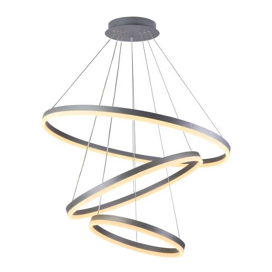 Ρυθμιζόμενο LED φωτιστικό οροφής με καλώδιο LED/125W/230V 3000-6500K διάμ. 80 εκ. + τηλεχειριστήριο