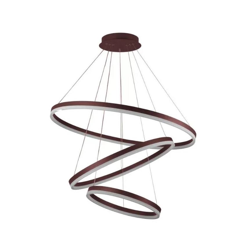 Ρυθμιζόμενο LED φωτιστικό οροφής με καλώδιο LED/125W/230V 3000-6500K διάμ. 80 εκ. + τηλεχειριστήριο