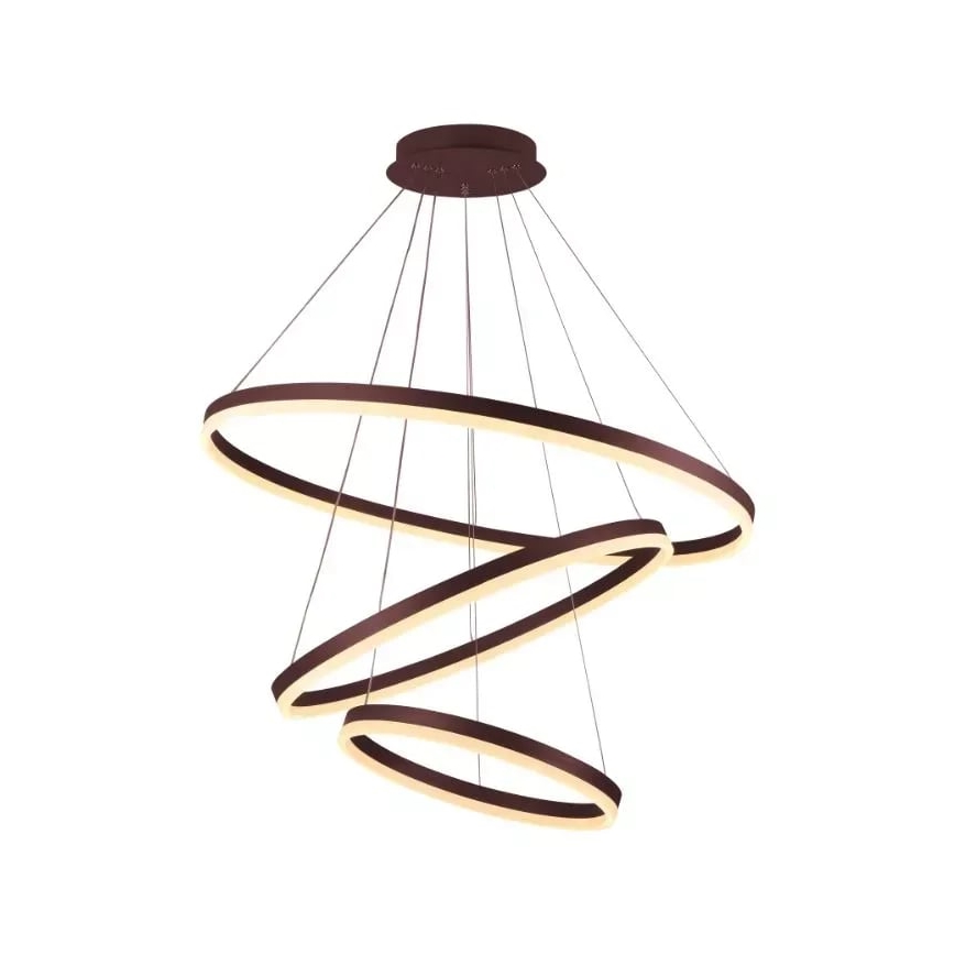 Ρυθμιζόμενο LED φωτιστικό οροφής με καλώδιο LED/125W/230V 3000-6500K διάμ. 80 εκ. + τηλεχειριστήριο