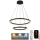 Ρυθμιζόμενο LED φωτιστικό οροφής με καλώδιο LED/130W/230V 3000-6500K διάμ. 60 εκ. + τηλεχειριστήριο