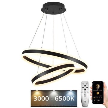 Ρυθμιζόμενο LED φωτιστικό οροφής με καλώδιο LED/135W/230V 3000-6500K διάμ. 60 εκ. + τηλεχειριστήριο