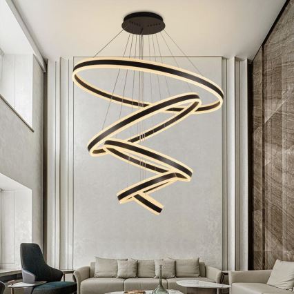 Ρυθμιζόμενο LED φωτιστικό οροφής με καλώδιο LED/420W/230V 3000-6500K διάμετρος 100 εκ. + τηλεχειριστήριο