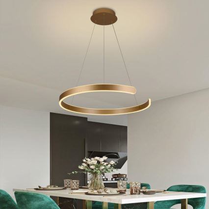 Ρυθμιζόμενο LED φωτιστικό οροφής με καλώδιο LED/70W/230V 3000-6500K διάμετρος 60 εκ. + τηλεχειριστήριο