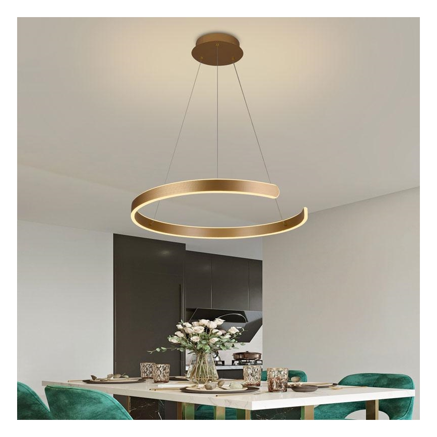 Ρυθμιζόμενο LED φωτιστικό οροφής με καλώδιο LED/70W/230V 3000-6500K διάμετρος 60 εκ. + τηλεχειριστήριο