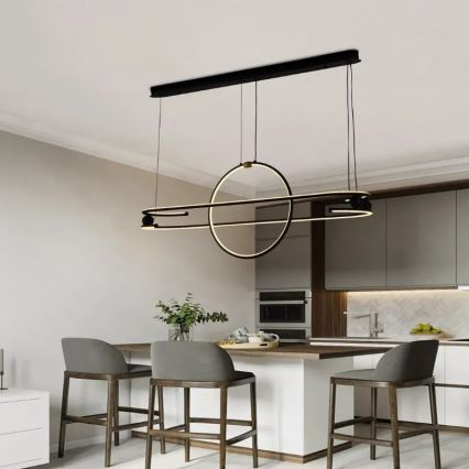 Ρυθμιζόμενο LED φωτιστικό οροφής με καλώδιο LED/95W/230V 3000-6500K + τηλεχειριστήριο