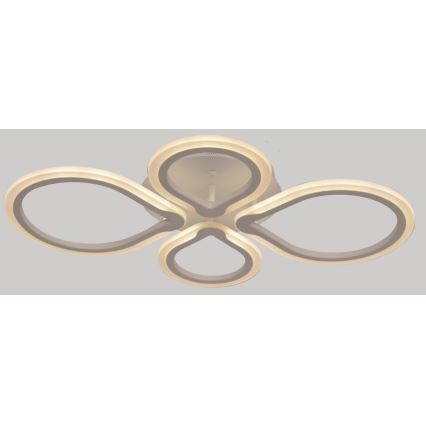 Ρυθμιζόμενο LED φωτιστικό οροφής TRIESTE LED/52W/230V με τηλεχειριστήριο