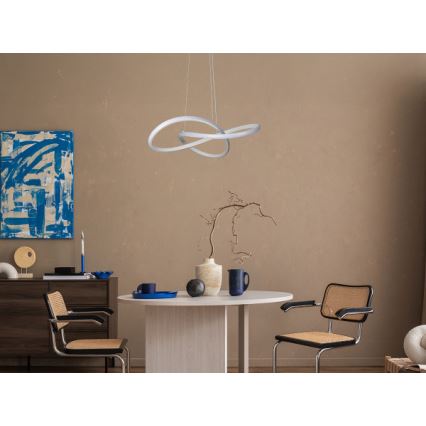 LED ρυθμιζόμενο κρεμαστό φωτιστικό σε καλώδιο LED/65W/230V 3000-6500K διάμ. 49 cm + τηλεχειριστήριο