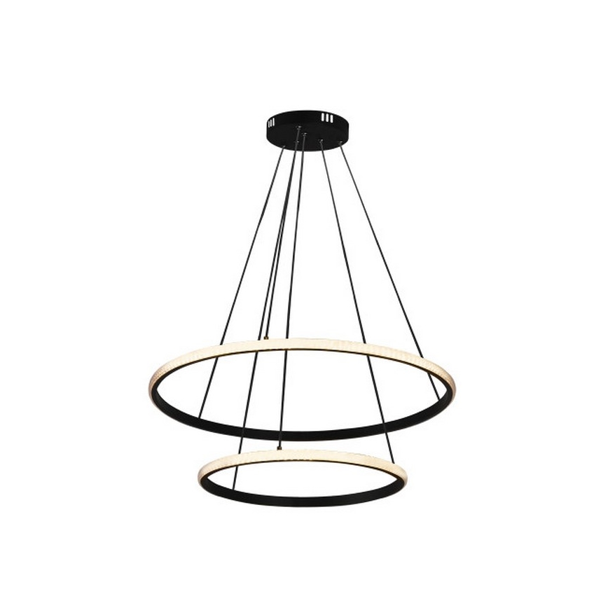 LED ρυθμιζόμενο κρεμαστό φωτιστικό σε σύρμα ανάρτησης LED/55W/230V 3000-6500K διάμ. 60 cm + τηλεχειριστήριο