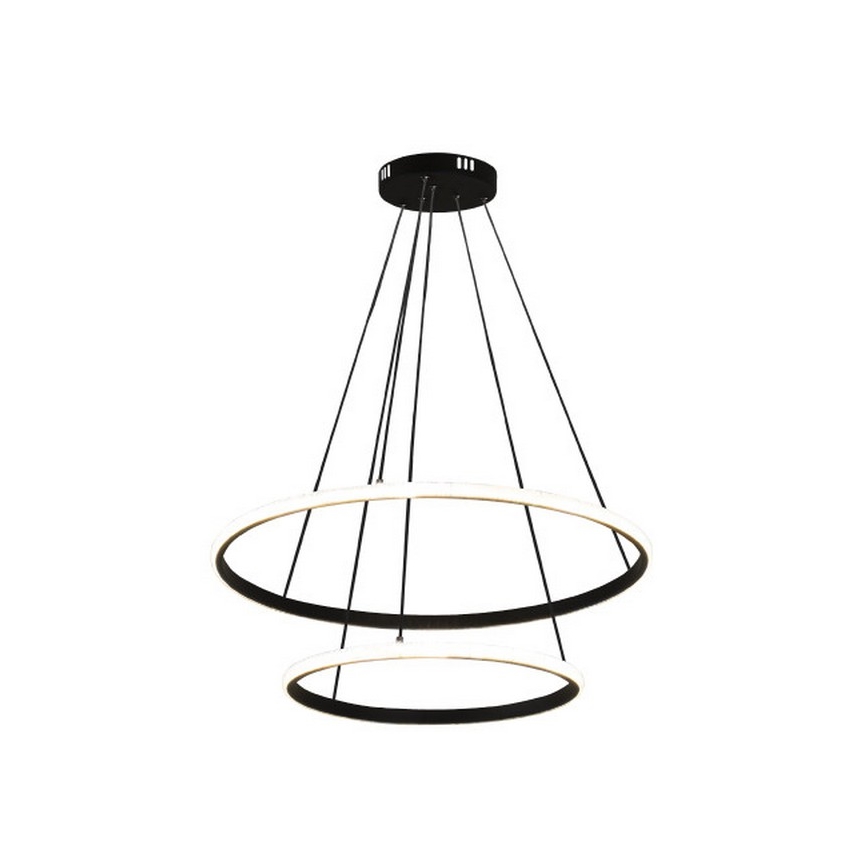 LED ρυθμιζόμενο κρεμαστό φωτιστικό σε σύρμα ανάρτησης LED/55W/230V 3000-6500K διάμ. 60 cm + τηλεχειριστήριο