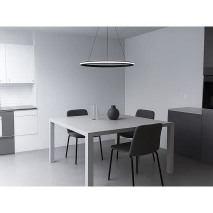 LED ρυθμιζόμενο κρεμαστό φωτιστικό με σύρμα LED/55W/230V 3000-6500K διάμ. 60 cm + τηλεχειριστήριο