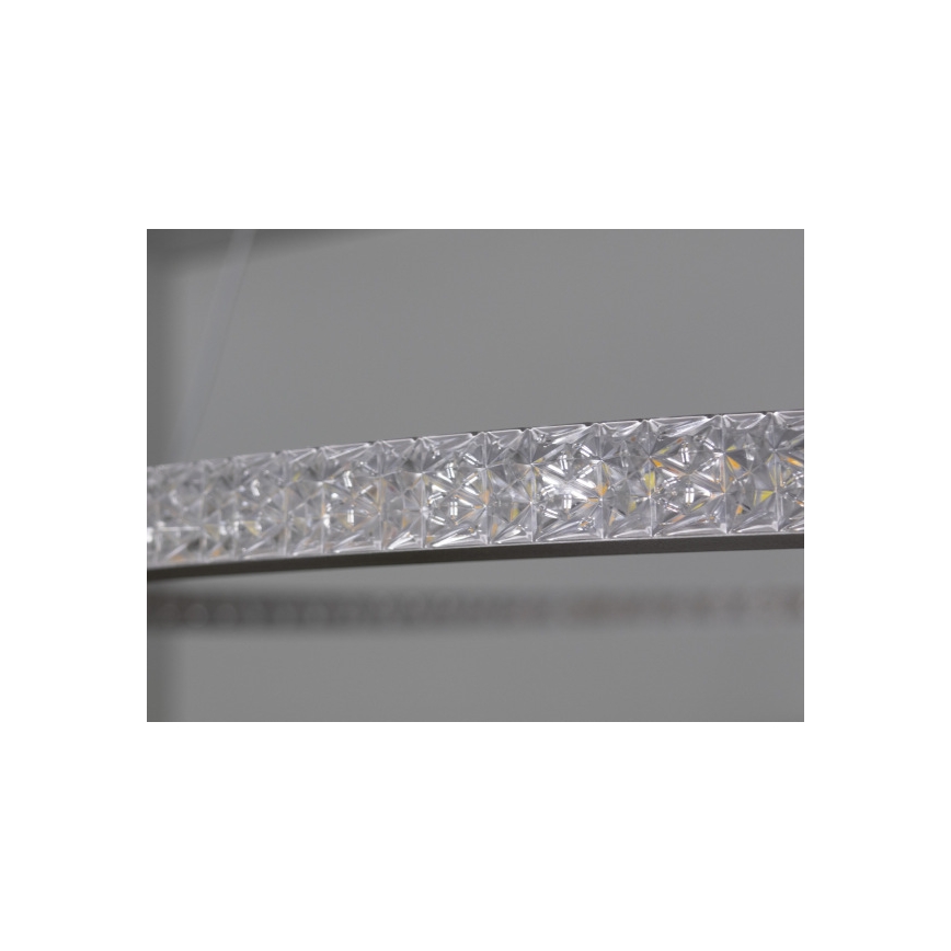 Ρυθμιζόμενο κρεμαστό φωτιστικό LED με καλώδιο LED/90W/230V 3000-6500K, διάμετρος 60 cm + τηλεχειριστήριο