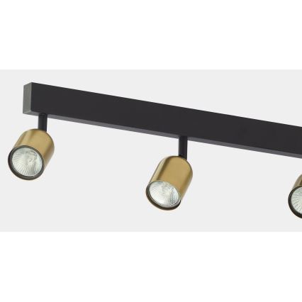 Ρυθμιζόμενο LED RGBW σποτ TOP 6xGU10/6,5W/230V 2700-6500K χρυσό/μαύρο
