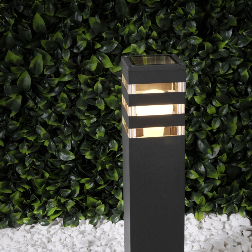 LED RGBW Ρυθμιζόμενη εξωτερική λάμπα TEKSAS 1xE27/9W/230V 2700-6500K Wi-Fi 44 cm IP44 ανθρακί