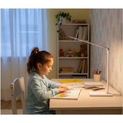 Ρυθμιζόμενη επιτραπέζια λάμπα LED με ασύρματη φόρτιση QI NOBLITE Q LED/7W/230V 3000/4000/6500K λευκή