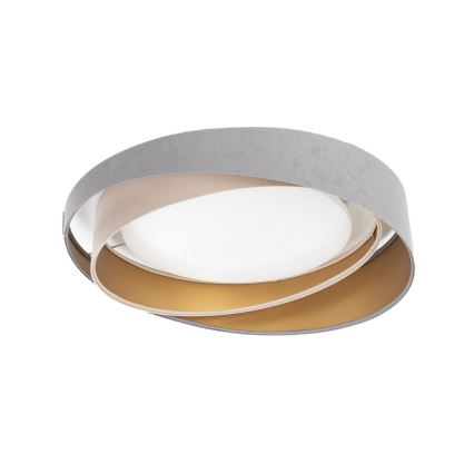 LED Ρυθμιζόμενο φωτιστικό οροφής SMART GALAXY MODERN LED/24W/230V 3000-6500K Ø 55 cm γκρι/μπεζ/χρυσό + τηλεχειριστήριο
