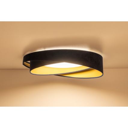 Ρυθμιζόμενο LED φωτιστικό οροφής SMART GALAXY MODERN LED/24W/230V 3000-6500K Ø 55 cm μπλε/χρυσό + τηλεχειριστήριο