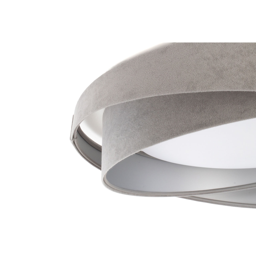 Ρυθμιζόμενο φωτιστικό οροφής LED SMART GALAXY MODERN LED/24W/230V 3000-6500K διάμ. 55 εκ. γκρι/ασημί + τηλεχειριστήριο