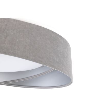 Ρυθμιζόμενο φωτιστικό οροφής LED SMART GALAXY MODERN LED/24W/230V 3000-6500K διάμ. 55 εκ. γκρι/ασημί + τηλεχειριστήριο