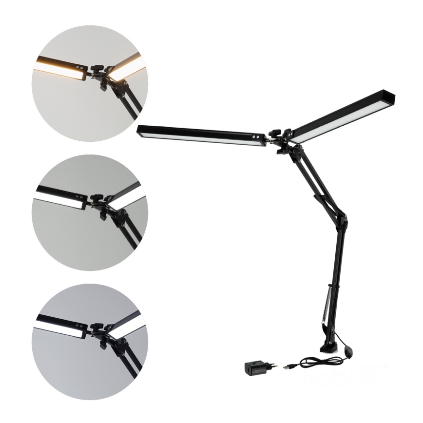 Ρυθμιζόμενο επιτραπέζιο φωτιστικό LED TENUIX DUO LED/15W/230V 3000-6000K