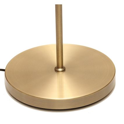 LED Ρυθμιζόμενο επιδαπέδιο φωτιστικό NORA LED/25W/230V 2200/3000/4000K + LED/5W 3000K χρυσό + τηλεχειριστήριο