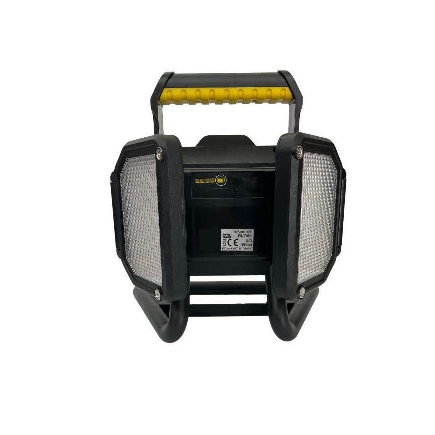 Ρυθμιζόμενο εργασιακό φωτιστικό LED 50W/5V, 12000 mAh, IP54