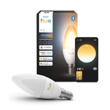 Ρυθμιζόμενος λαμπτήρας LED Philips Hue White Ambiance B39 E14/3,7W/230V 1000-20000K