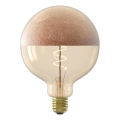 Ρυθμιζόμενος λαμπτήρας LED με καπάκι FILAMENT G125 E27/4W/230V 1800K με χάλκινο φινίρισμα CRI 90