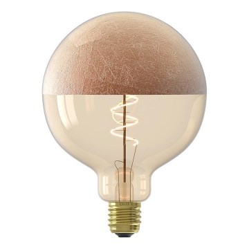 Ρυθμιζόμενος λαμπτήρας LED με καπάκι FILAMENT G125 E27/4W/230V 1800K με χάλκινο φινίρισμα CRI 90