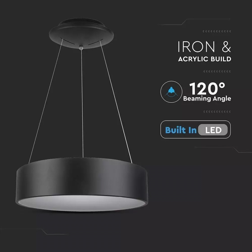 Ρυθμιζόμενος κρεμαστός πολυέλαιος LED σε καλώδιο LED/20W/230V