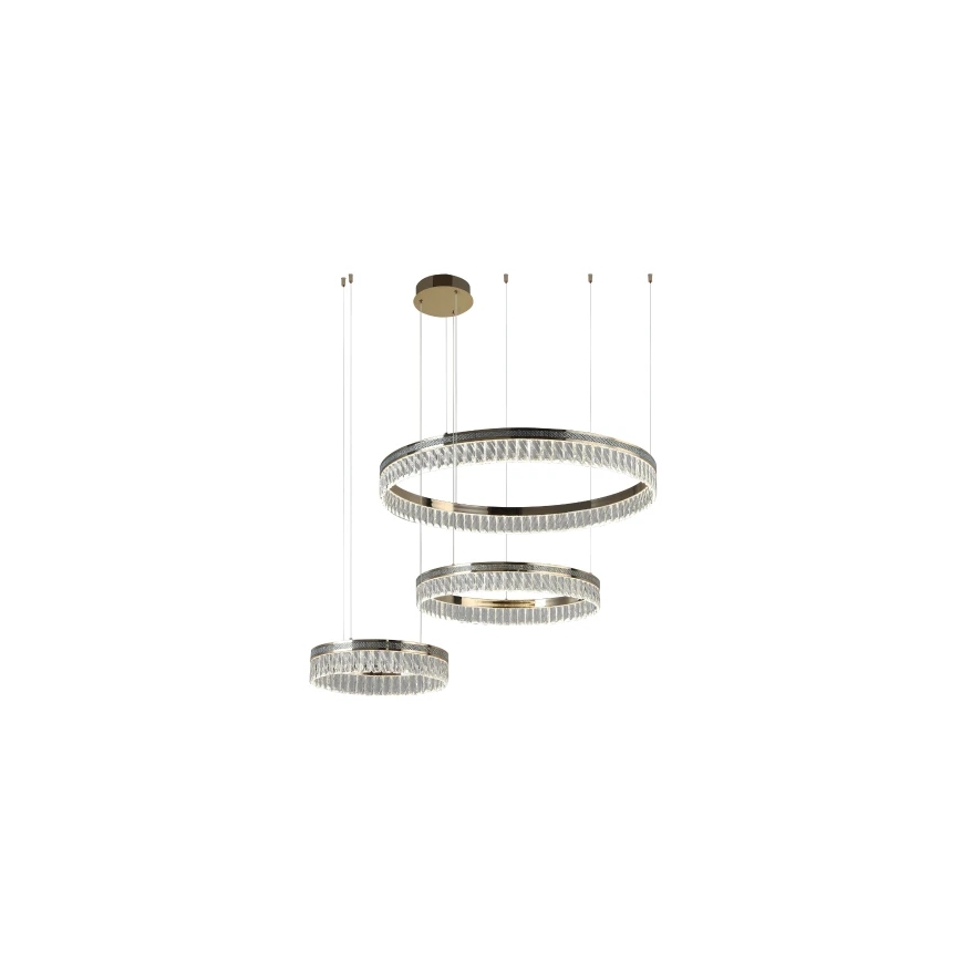 Ρυθμιζόμενος κρυστάλλινος πολυέλαιος σε καλώδιο THALIA LED/120W/230V 3000-6000K + τηλεχειριστήριο