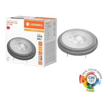 Ρυθμιζόμενος LED λαμπτήρας AR111 G53/13,5W/12V 2700K 24° CRI 97 - Ledvance