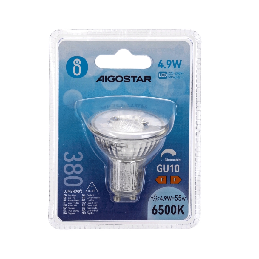 Ρυθμιζόμενος LED λαμπτήρας GU10/4,9W/230V 6500K - Aigostar
