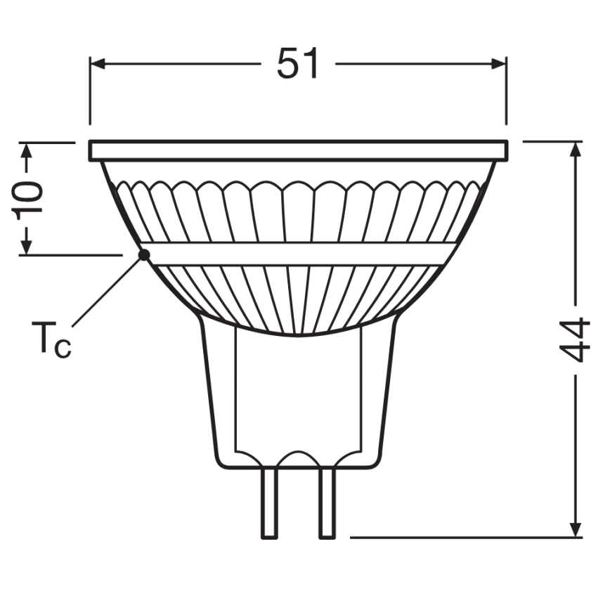 LED Ρυθμιζόμενη προβολική λάμπα MR16 GU5,3/5,3W/12V 3000K 36° CRI 97 - Ledvance