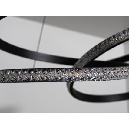 Ρυθμιζόμενο κρεμαστό φωτιστικό LED σε καλώδιο ανάρτησης LED/90W/230V 3000-6500K διάμ. 47 cm + τηλεχειριστήριο