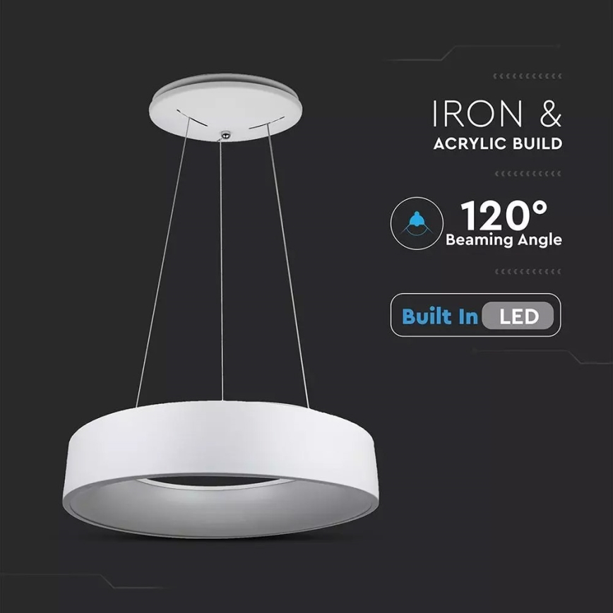 Ρυθμιζόμενος LED πολυέλαιος με καλώδιο LED/30W/230V