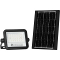Ρυθμιζόμενος ηλιακός προβολέας LED/50W/3,2V 2000-8000K IP65 3800 mAh μαύρο + τηλεχειριστήριο