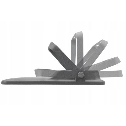 LED Ρυθμιζόμενος ηλιακός προβολέας LED/50W/3,2V 5000K 6000 mAh IP65 μαύρο + τηλεχειριστήριο